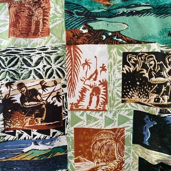 KAHALA Hawaiian Print Aloha Shirt Men 2XL XXL - Picture 3 of 6